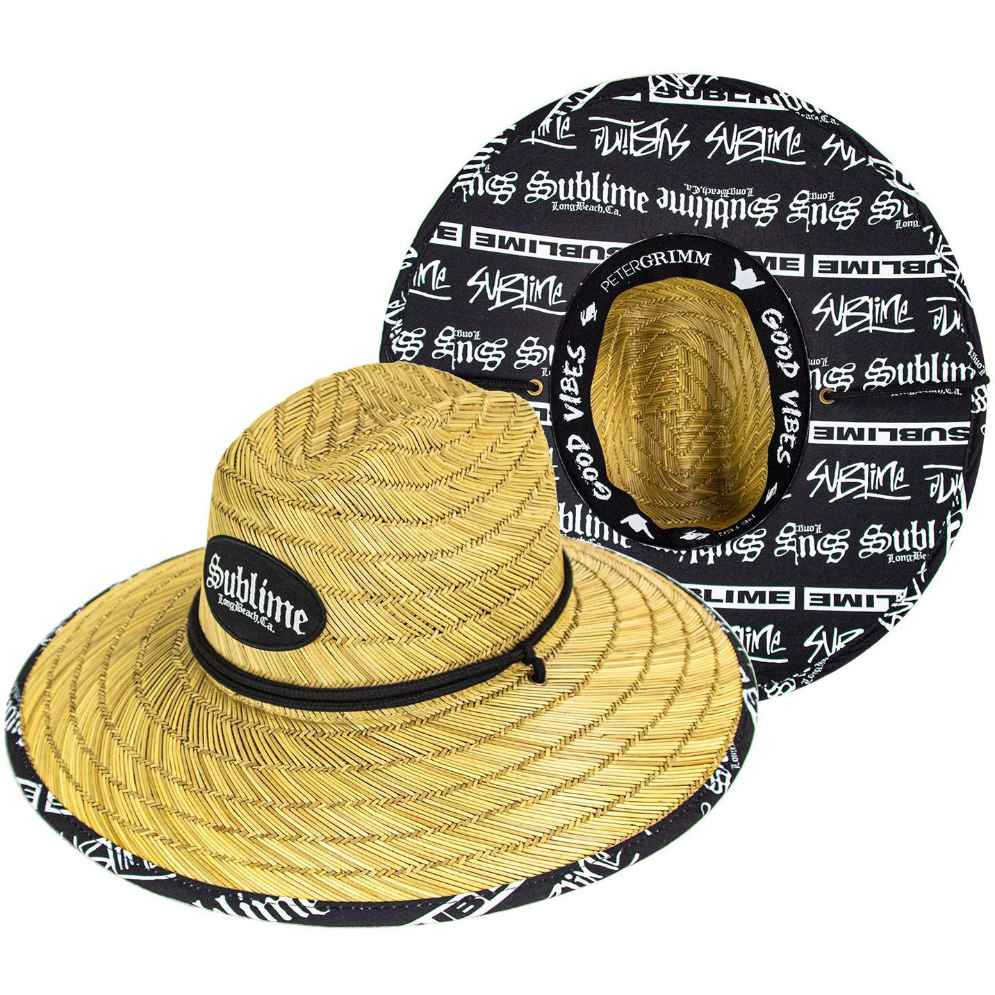 Pool Shark Straw Lifeguard Hat