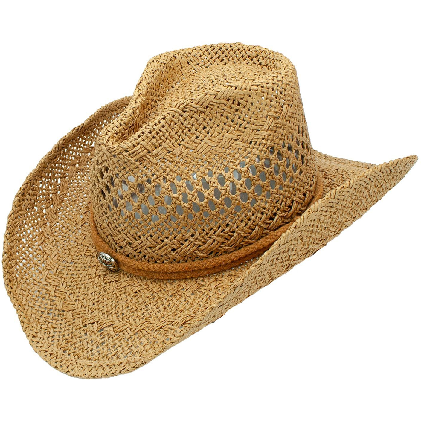 Runaway Toyo Straw Beach Sun Drifter Cowboy Hat