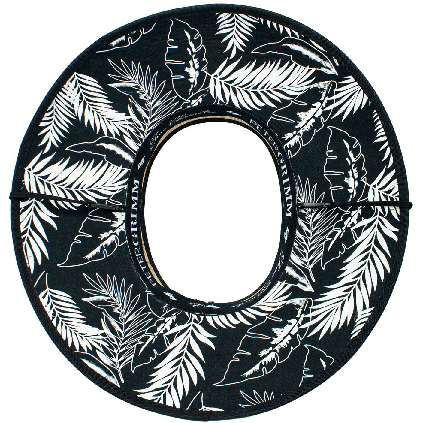 Coco Palms Straw Wrap Around Visor Resort Adjustable Hat