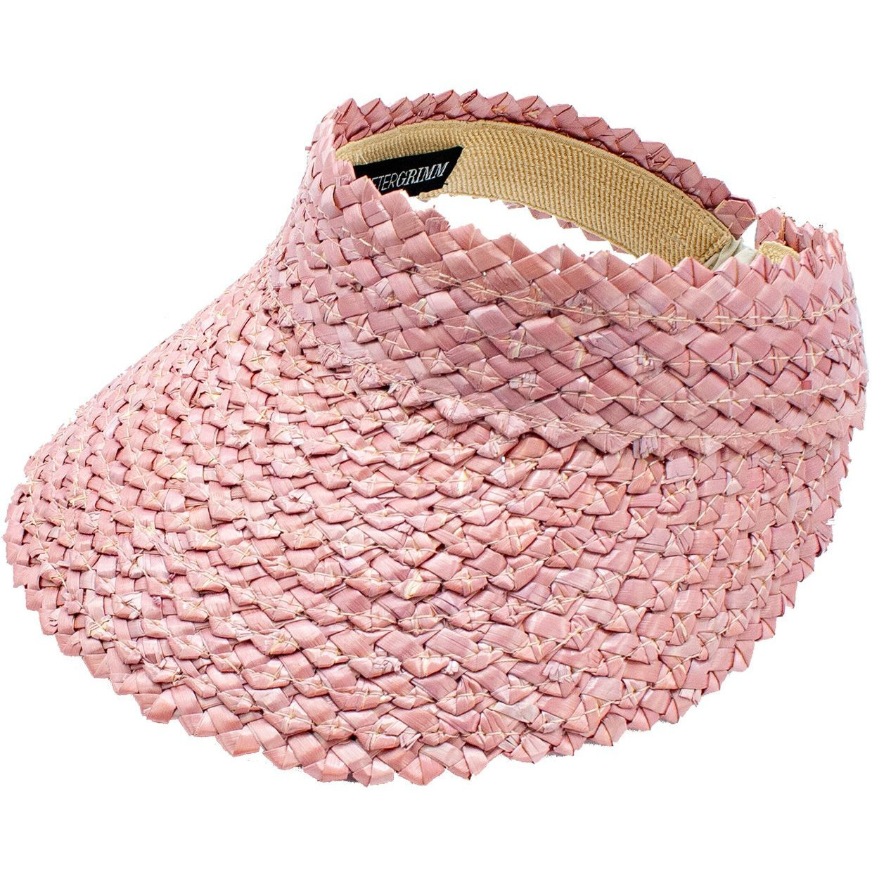Cleobella Braided Straw Visor Hat