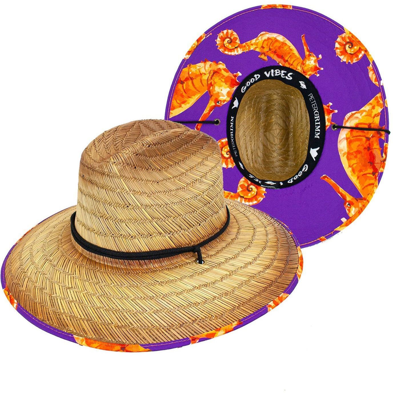 Seahorse Junior Straw Lifeguard Hat