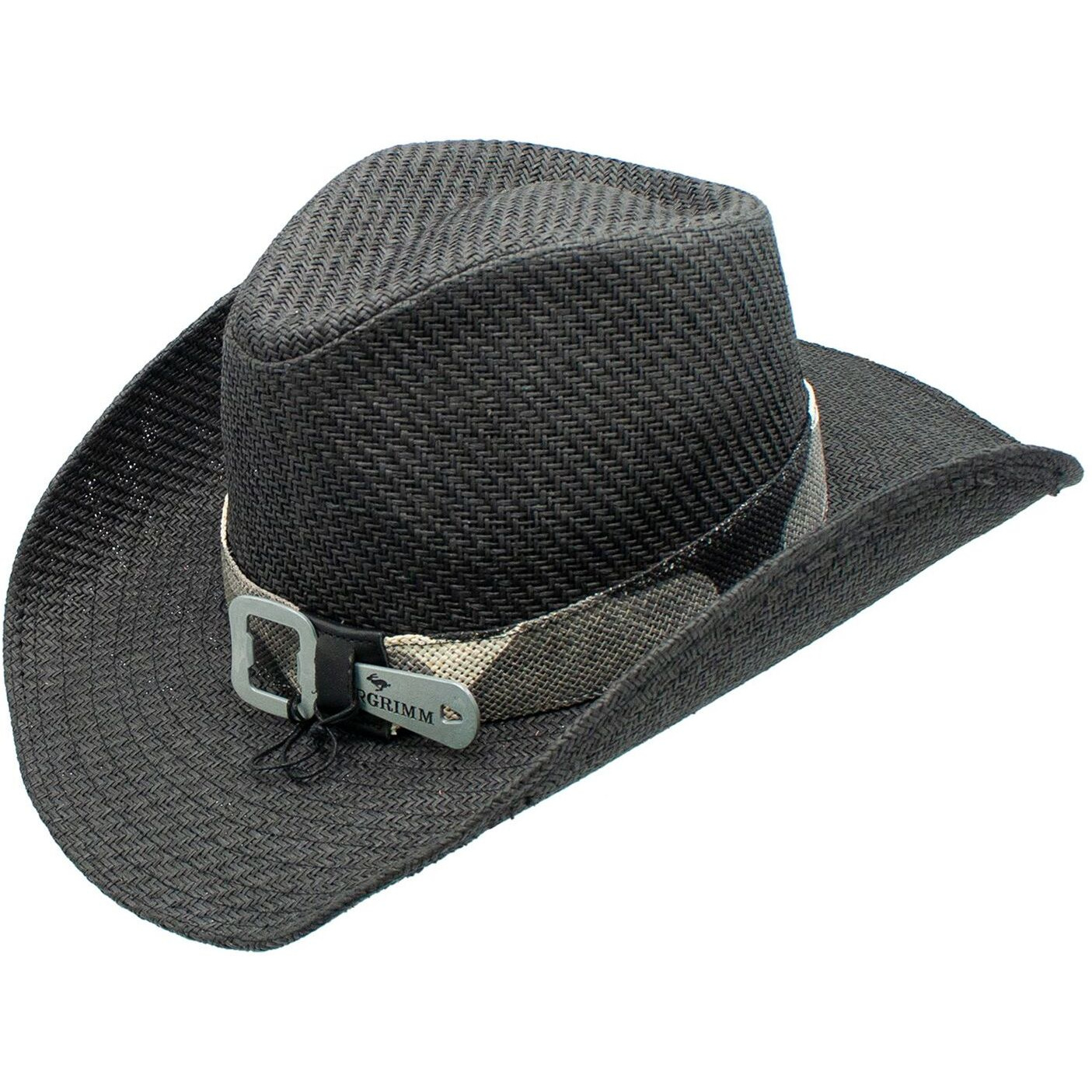 Cold One Toyo Straw Black Band Opener Drifter Cowboy Hat