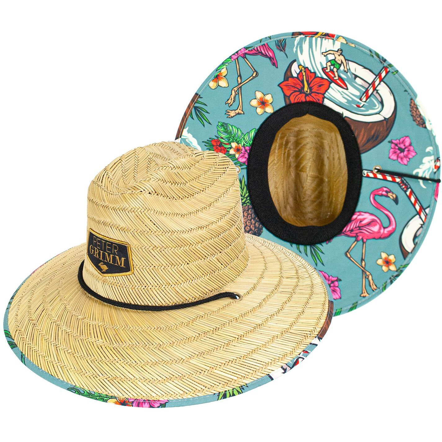 Waikiki Straw Lifeguard Hat