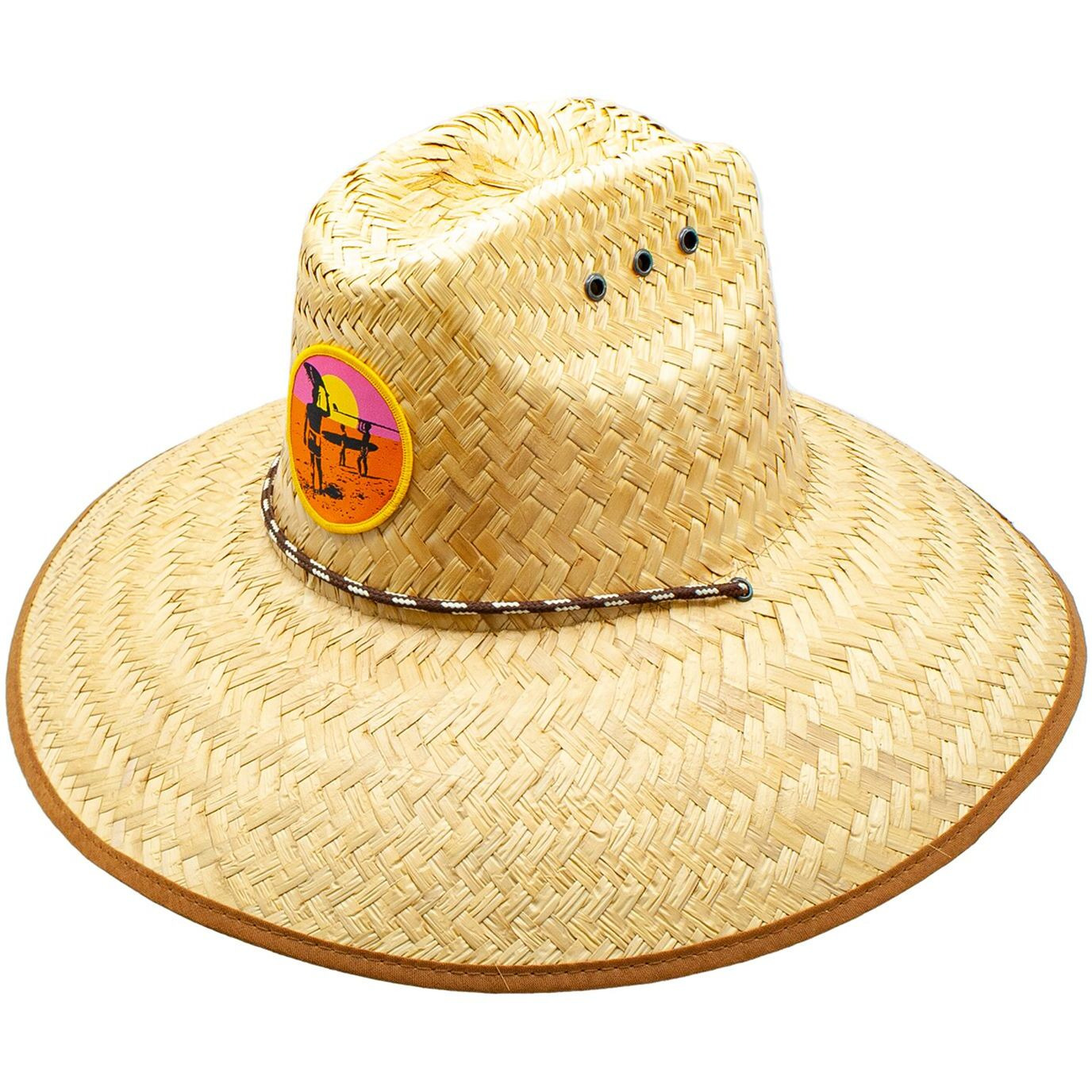 Manu Bay Straw Lifeguard Hat