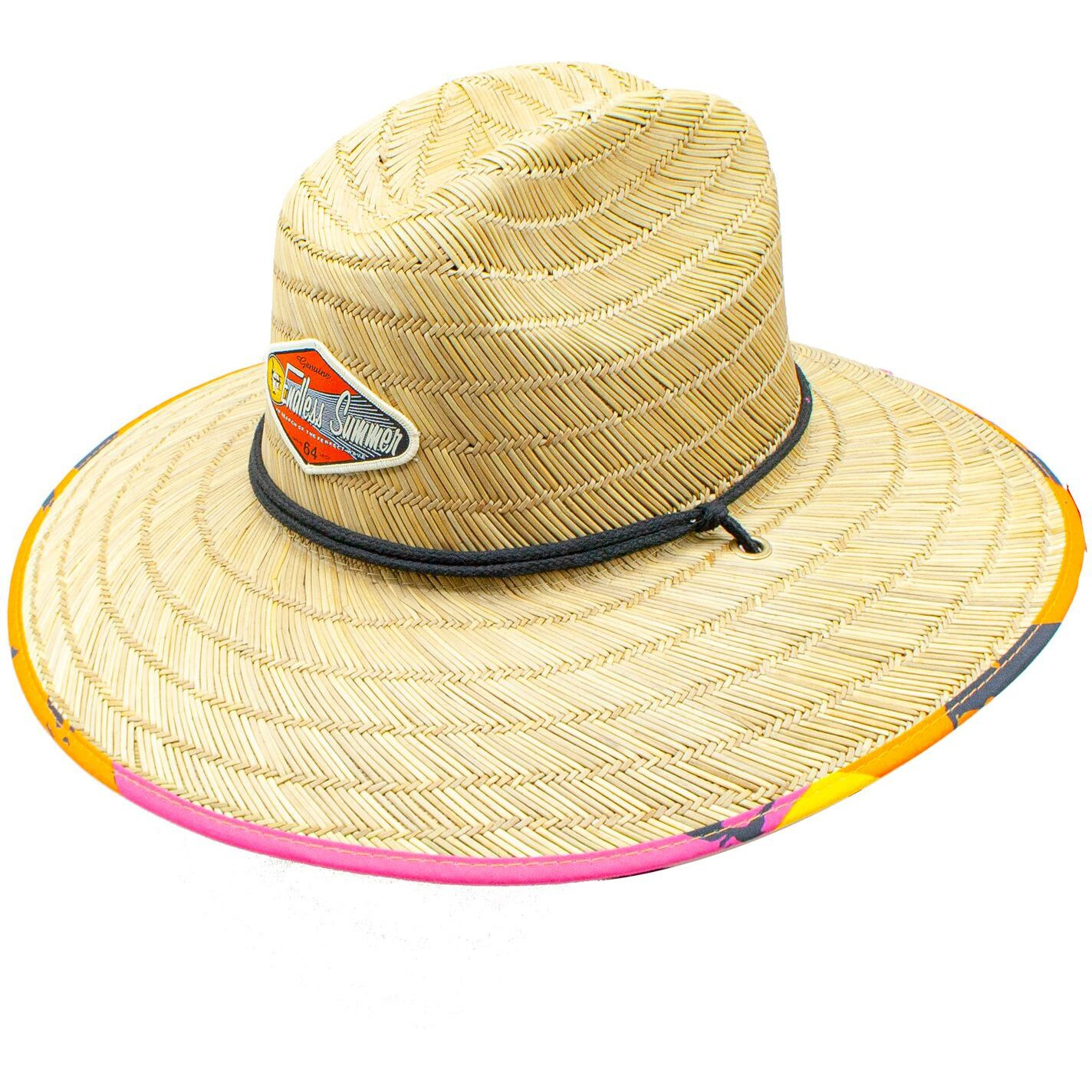 Endless Summer Underbrim Straw Lifeguard Hat