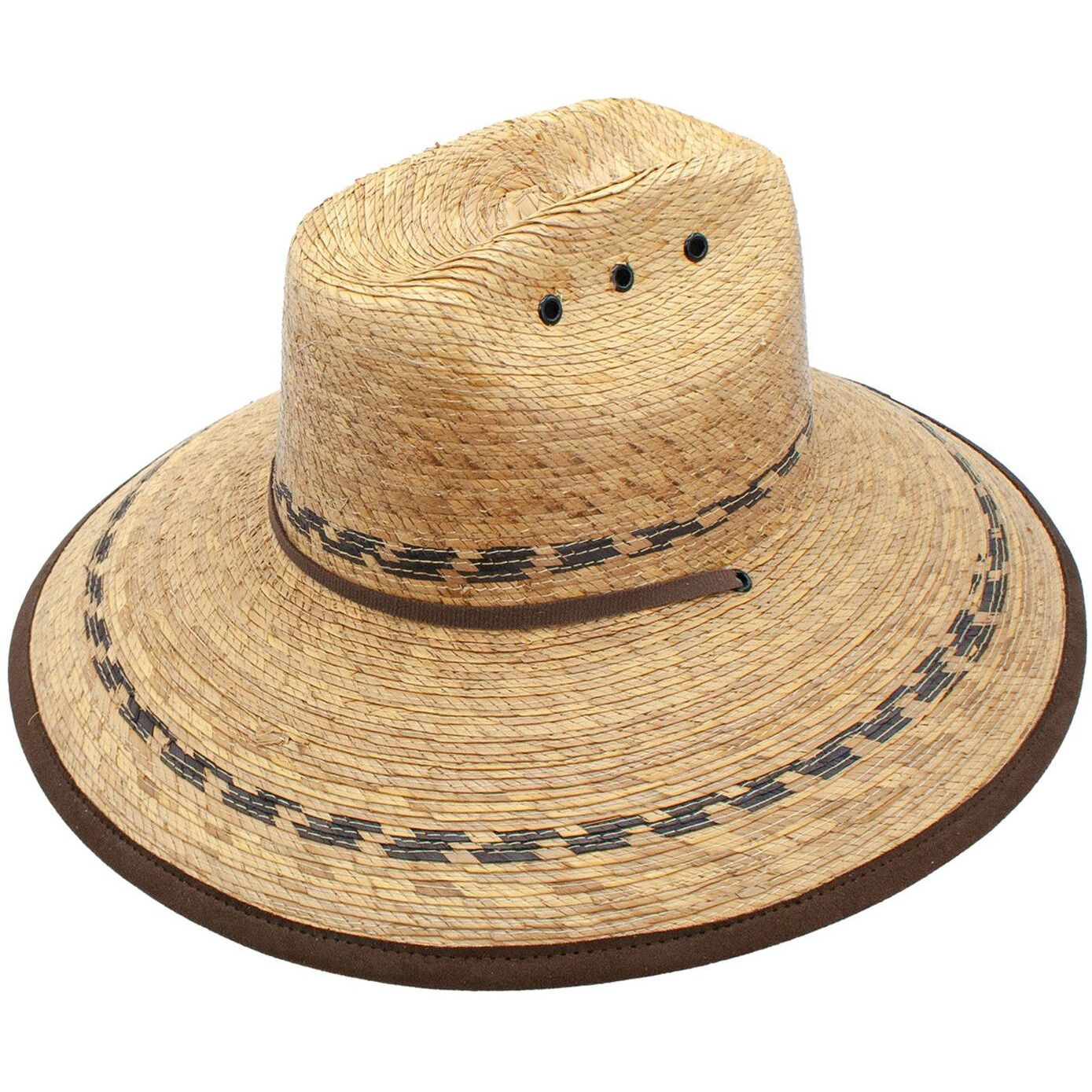 Alejandro Palm Leaf Wide Brim Sun Lifeguard Hat