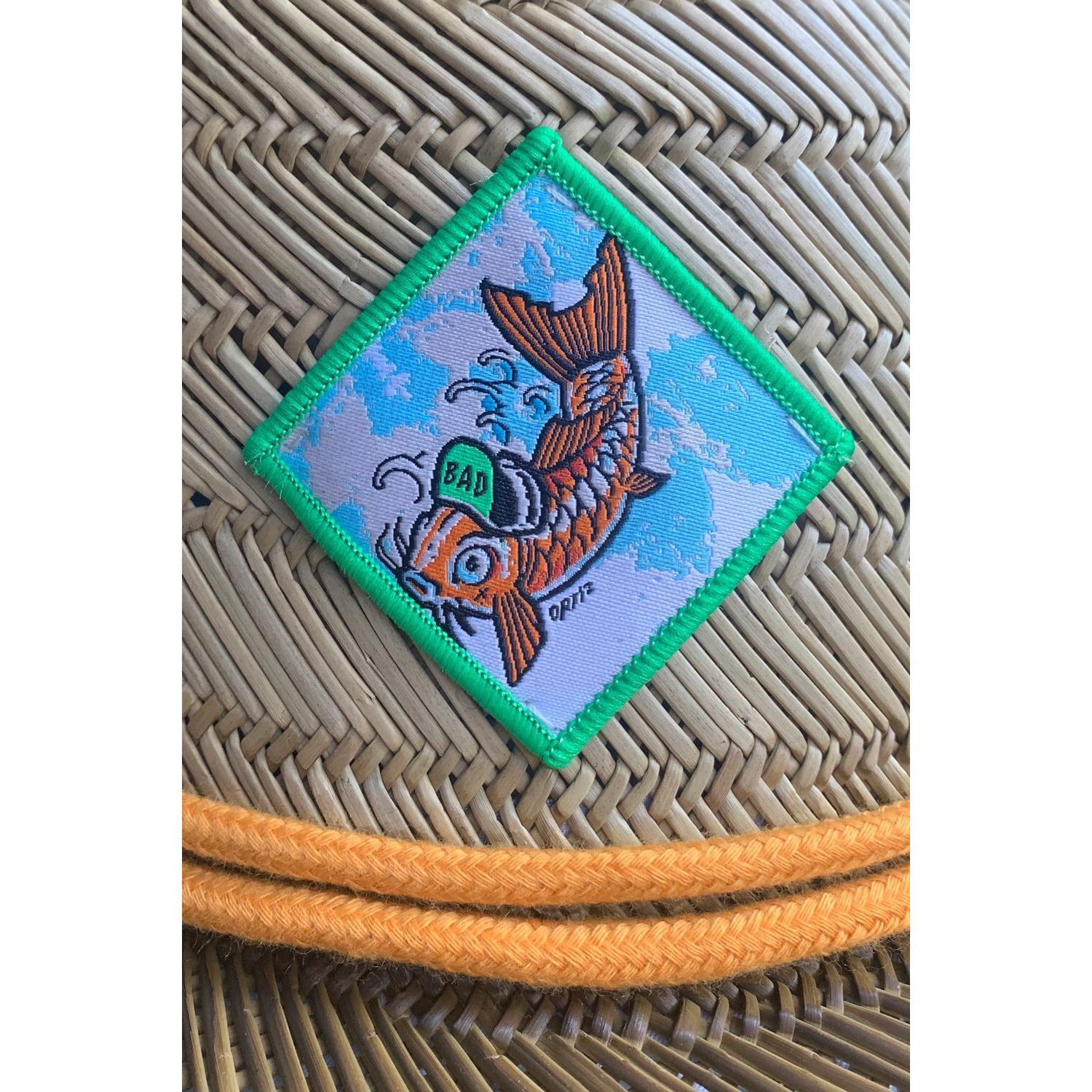 Badfish Straw Lifeguard Hat