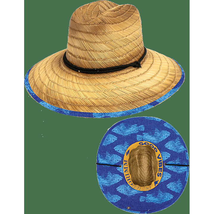Sea School Straw Lifeguard Hat