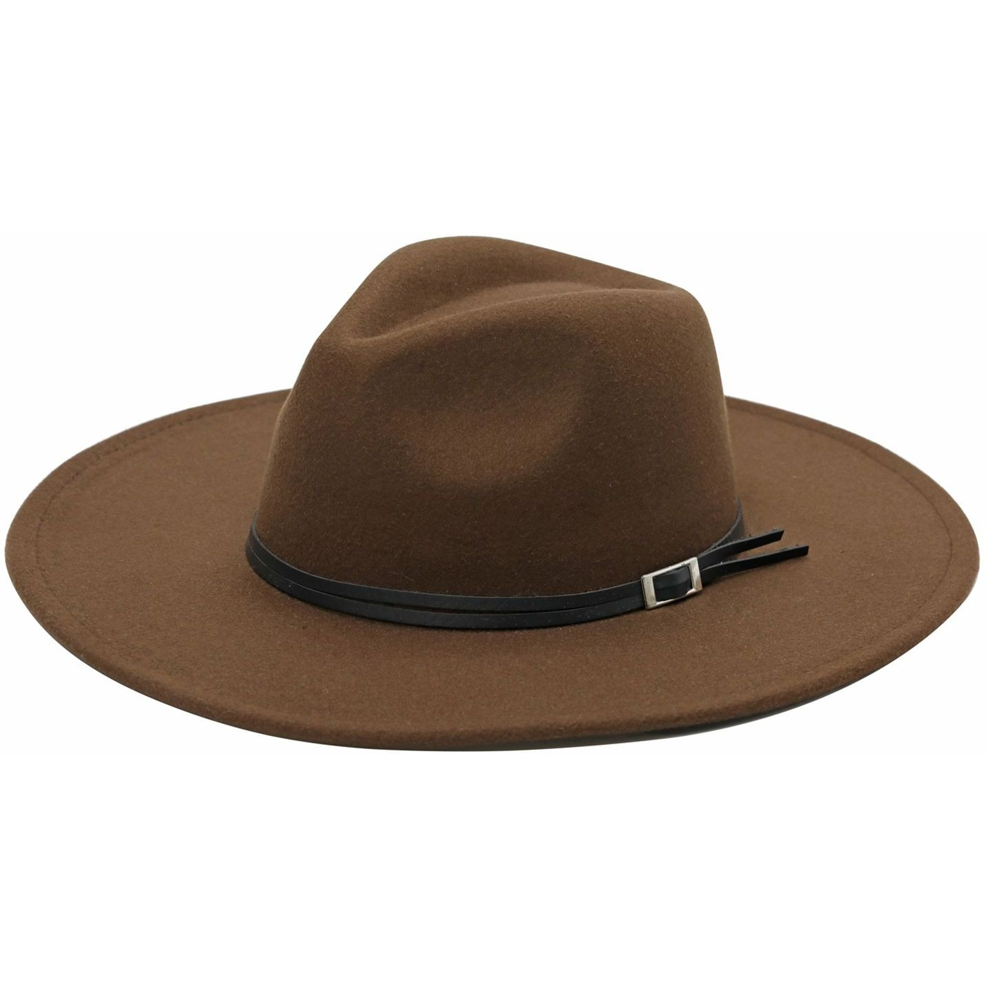 Cort Ultra Felt Faux Leather Band Wide Brim Hat