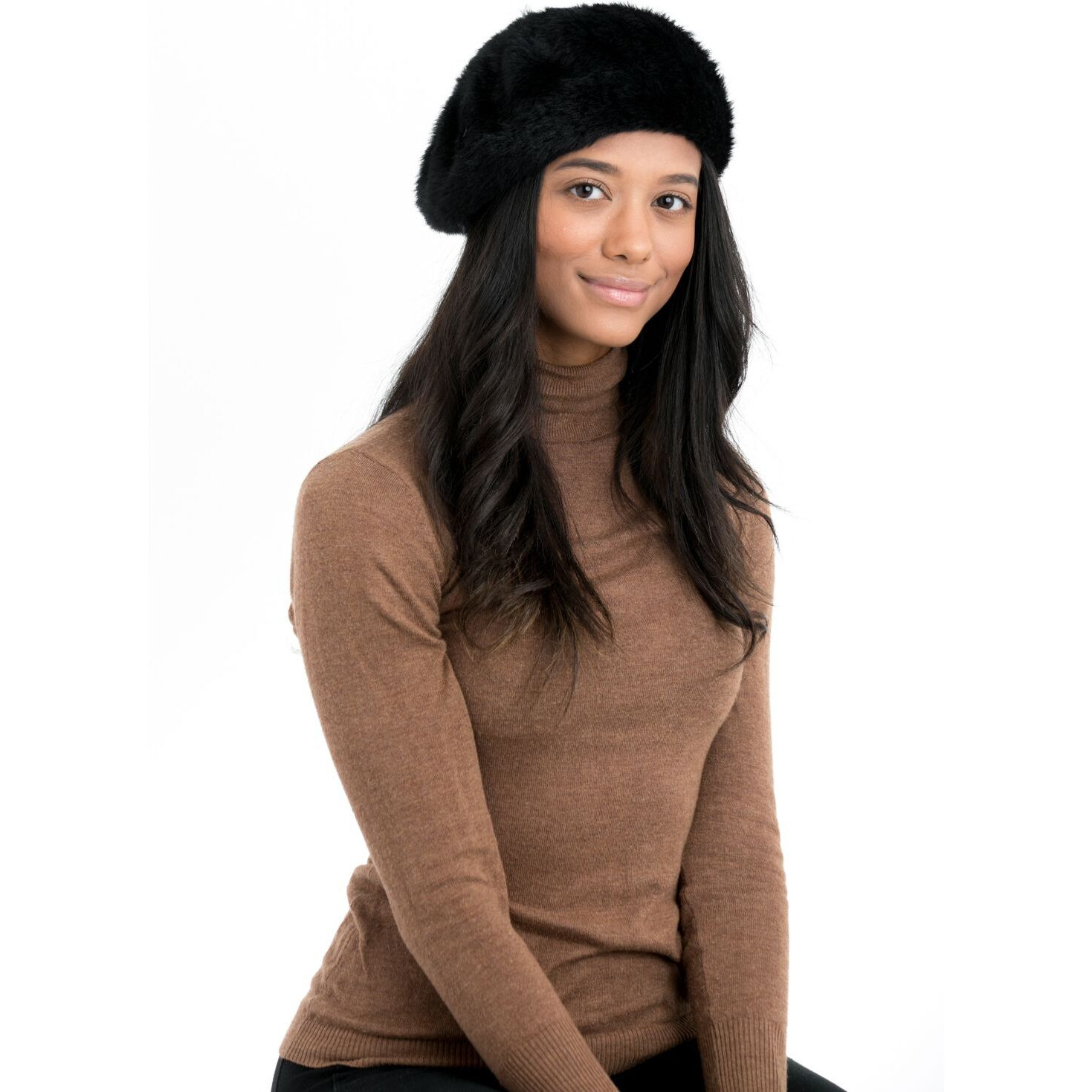 Yvonne Nylon Beret Hat