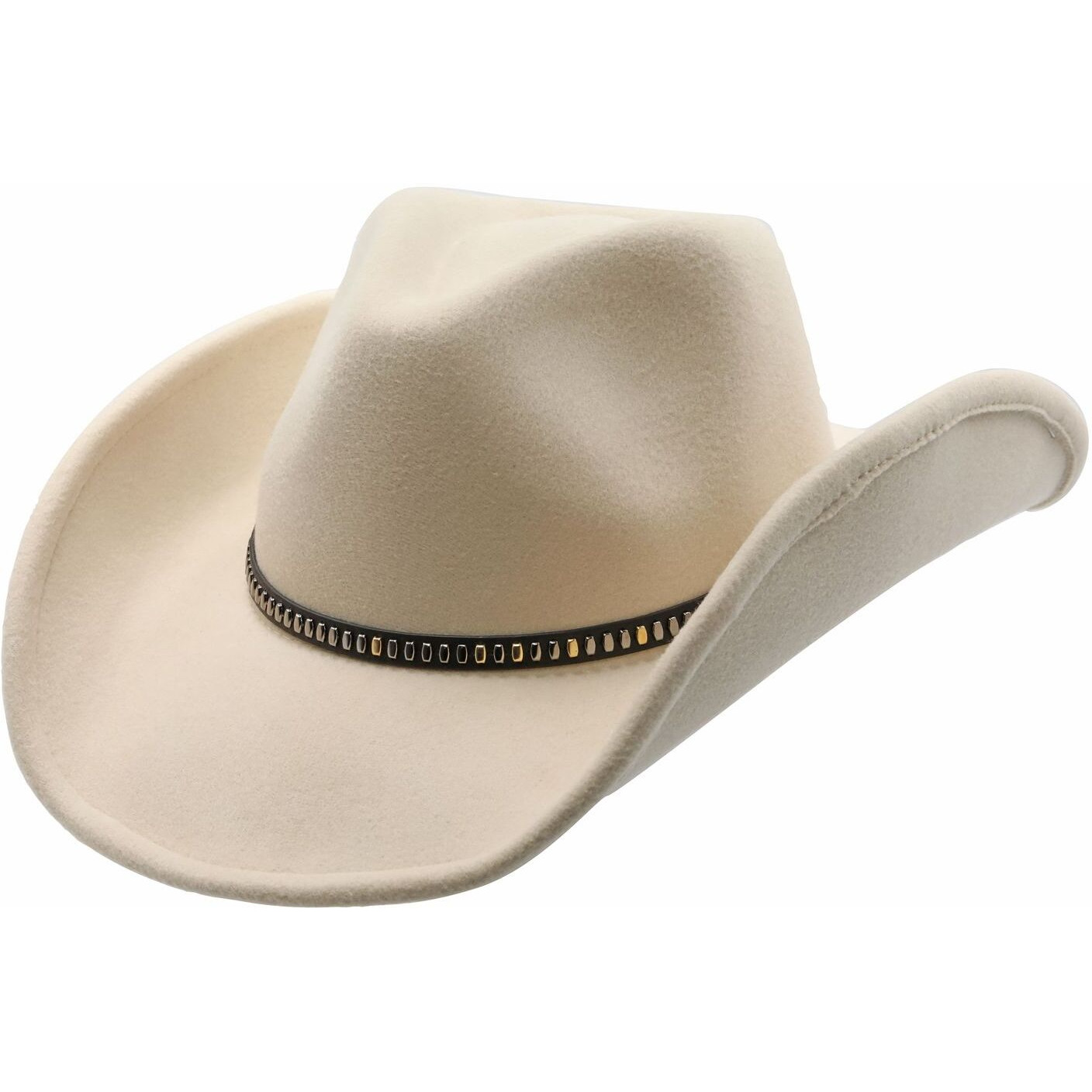 Faith Ultra Poly Felt Studded Western Drifter Hat