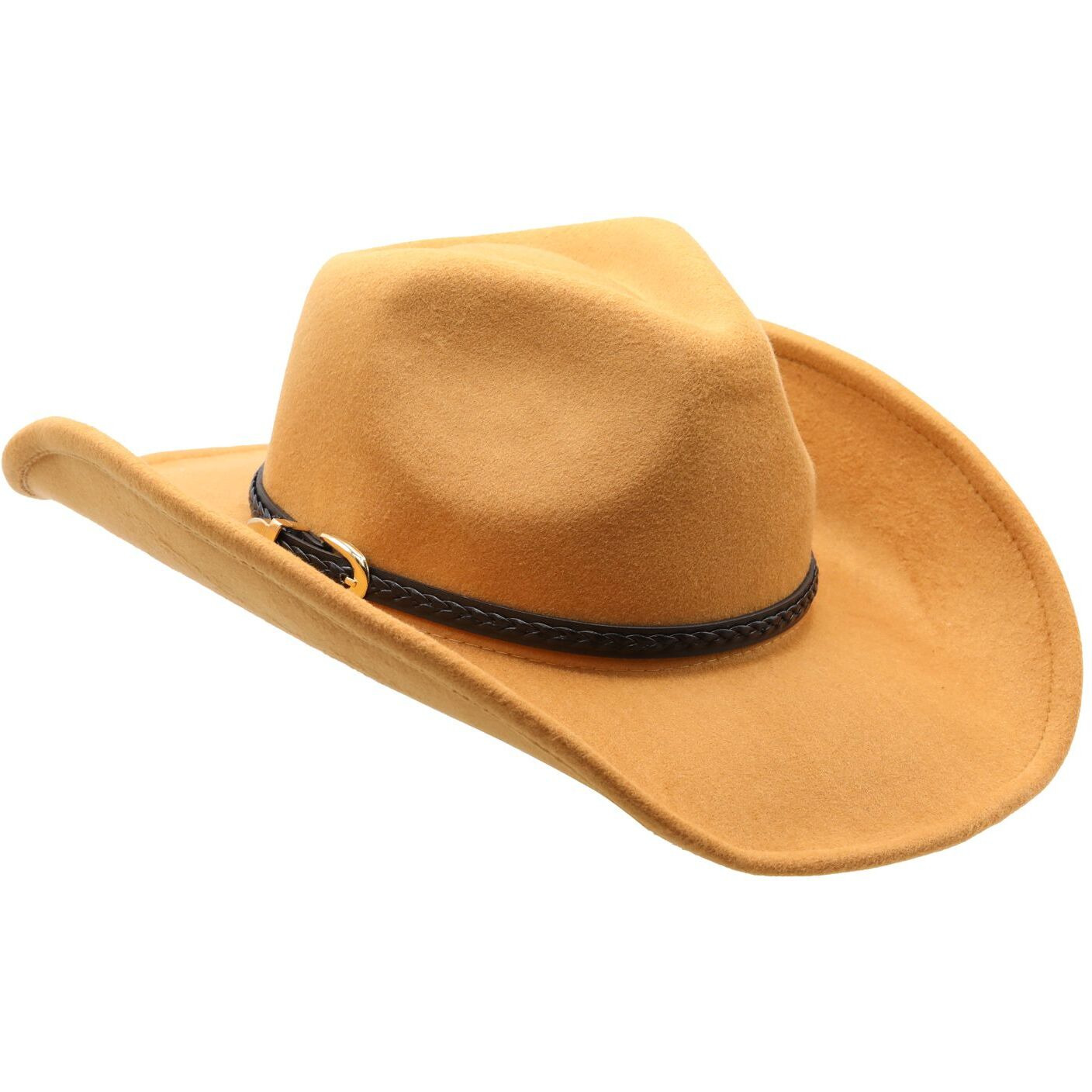 Audie Ultra Poly Felt Buckle Western Drifter Hat