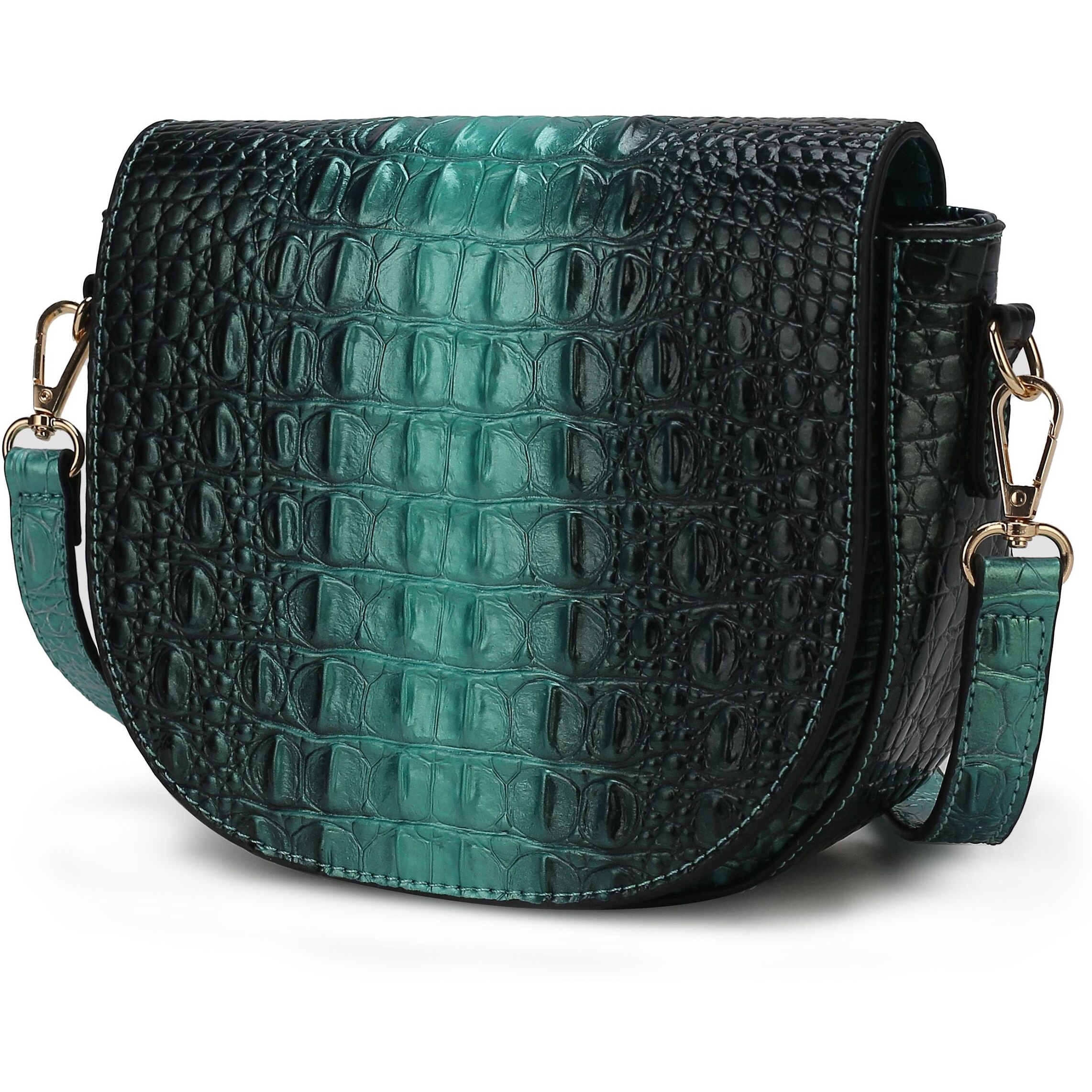 MKF Collection Amalia Croc-Embossed Crossbody Bag by Mia K