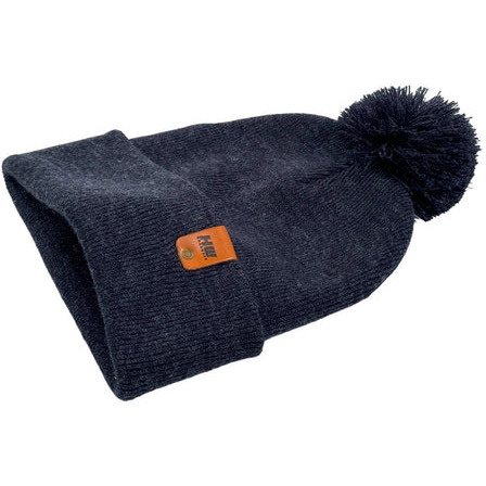 HAAKWEAR Pom Pom Beanie - Made in USA - Denim Blue