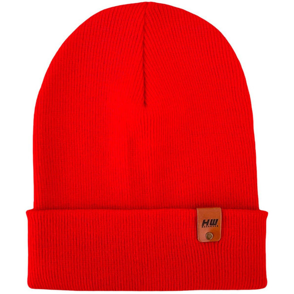 Cuffed Traditional Solid Scarlet Red