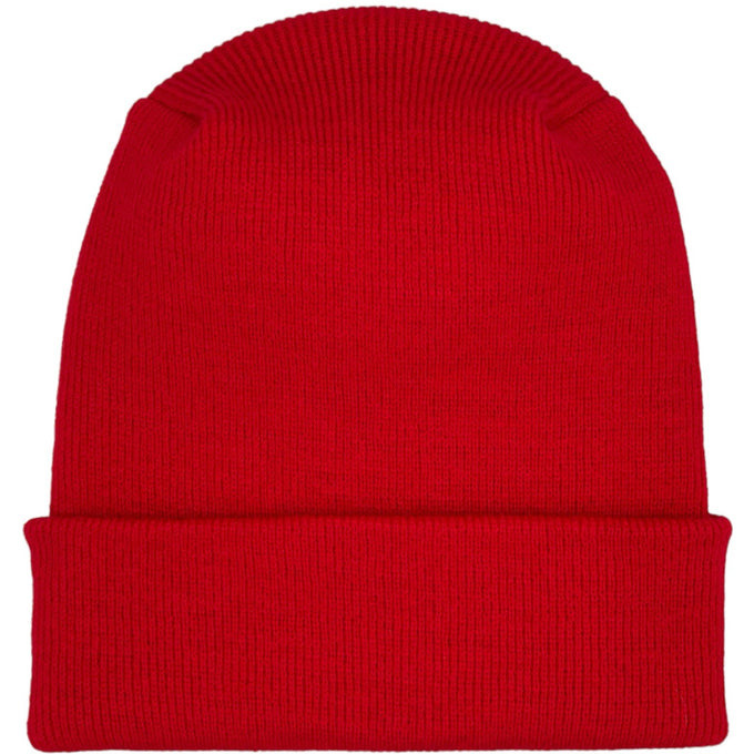 HAAKWEAR Theta-Stitch Cuffed Beanie - Designed and Made in USA (Patent Pending Design) - Scarlet Red