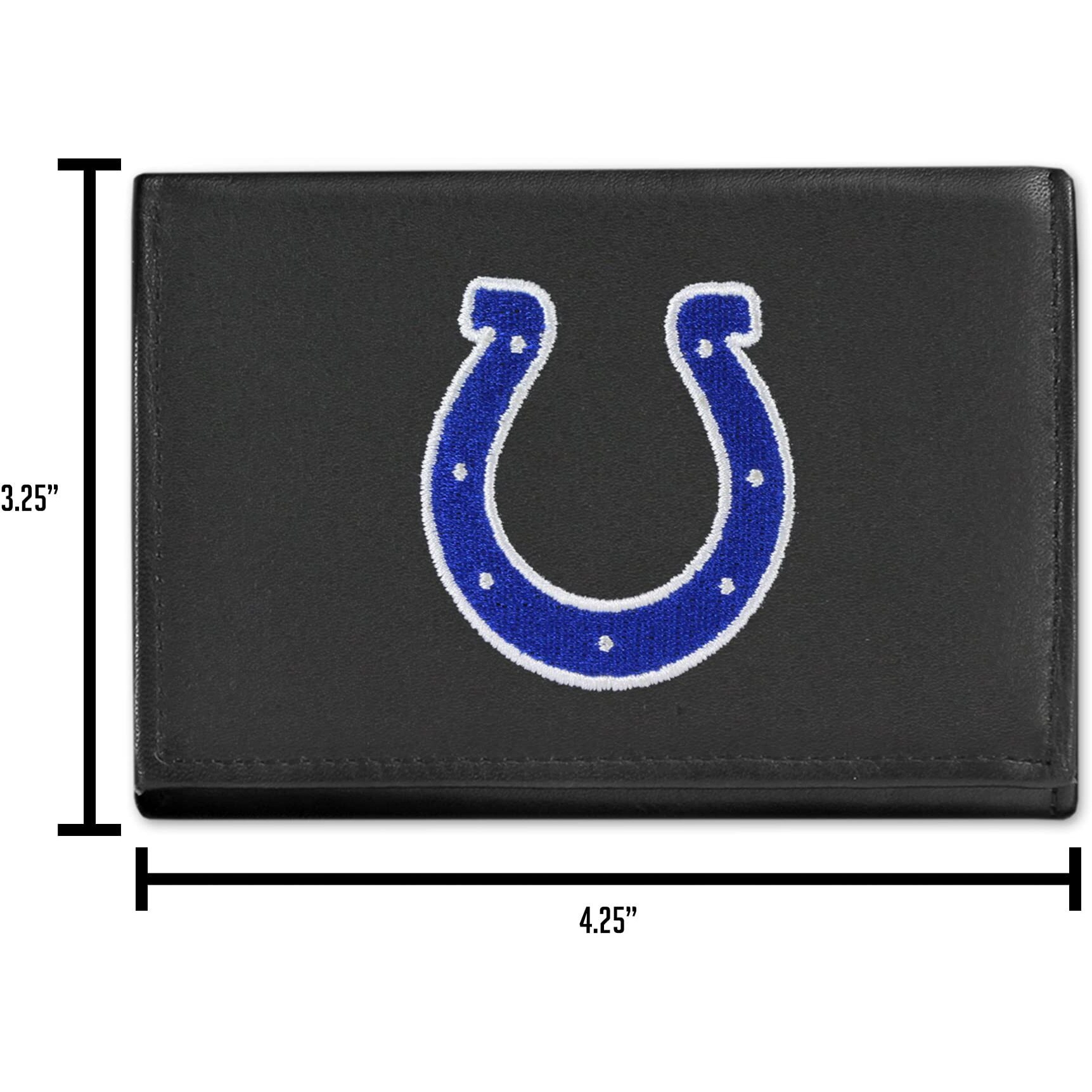 San Francisco 49ers Wallet Trifold Leather Embroidered