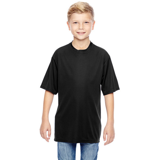 Youth Wicking T-Shirt - WHITE - L(D0102H7YQWX)