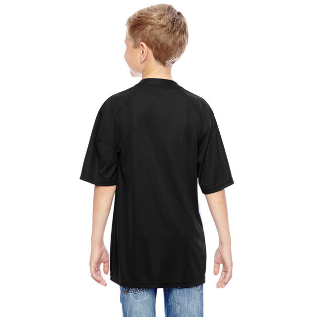 Youth Wicking T-Shirt - WHITE - L(D0102H7YQWX)