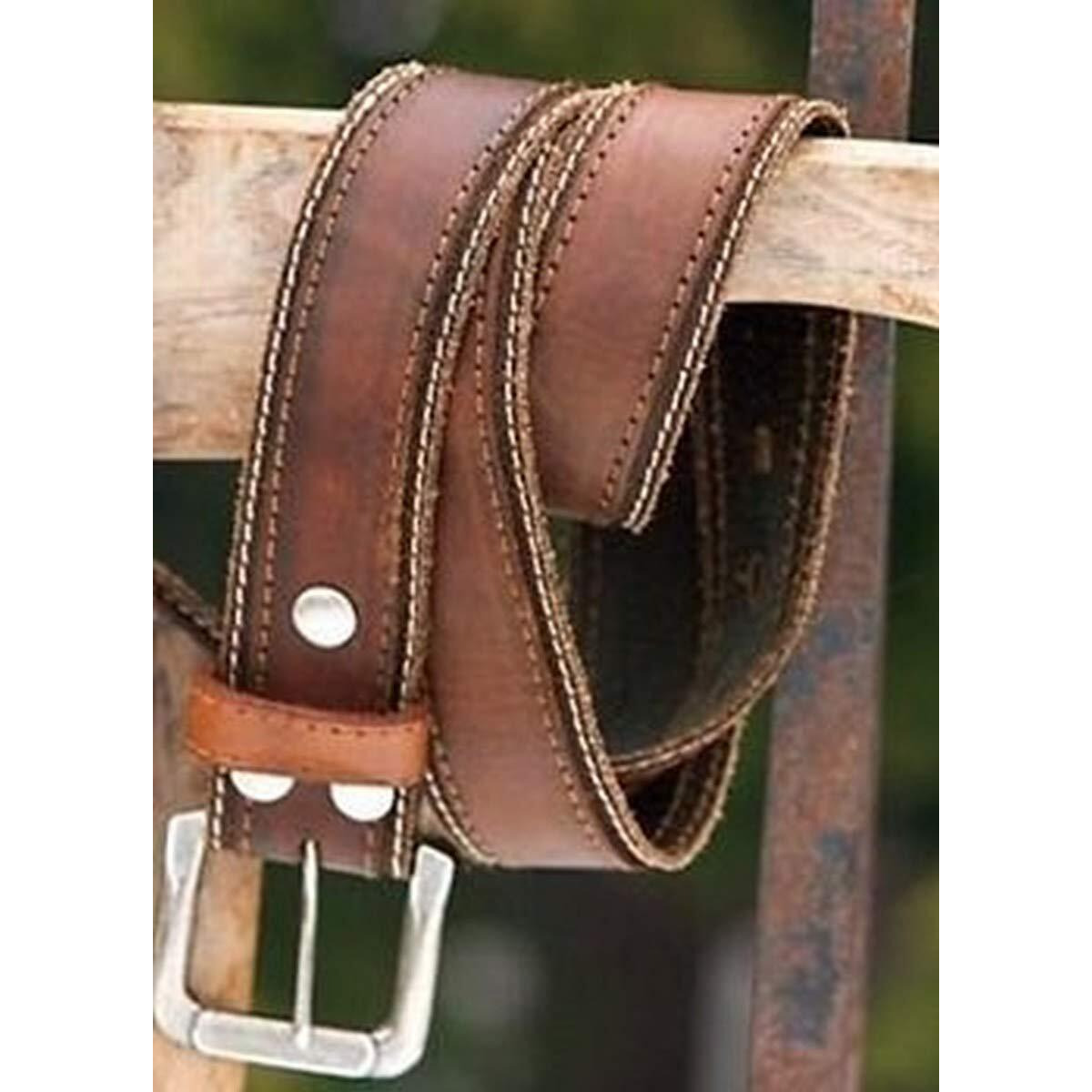 Black Vinyl Belt- 66" double h