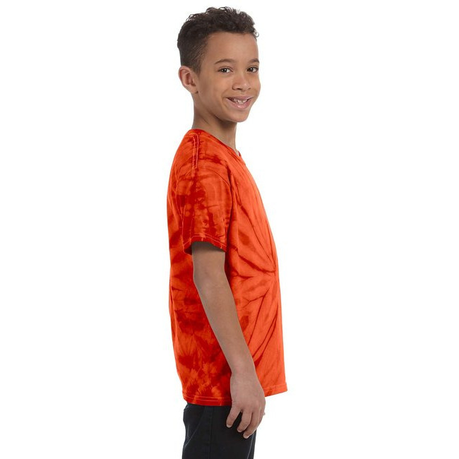 Youth 54 oz 100% cotton Spider T-Shirt - SPIDER ORANgE - XS(D0102H784E8)