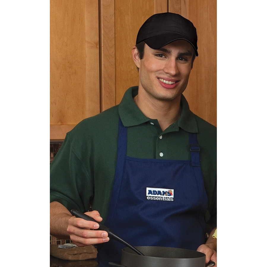 EB101 | ESSENTIALS BRUSHED TWILL- Brushed Cotton Twill, Six Panel, Low Profile, Unstructured Cap, Self-Fabric Closure with Antique Brass Slider- BLACK
