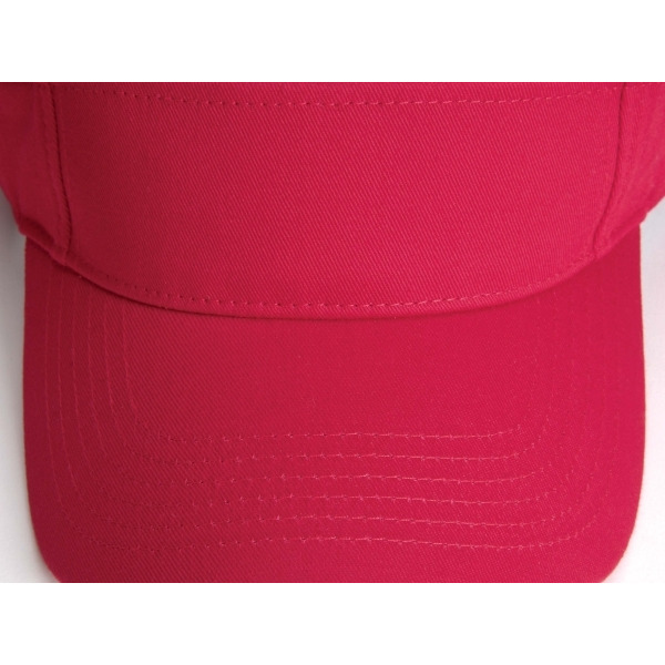 AC101 | ACE- Three Panel Cotton Twill Visor, Terry Cloth Sweatband, Self-Fabric Hook and Loop Closure- RED