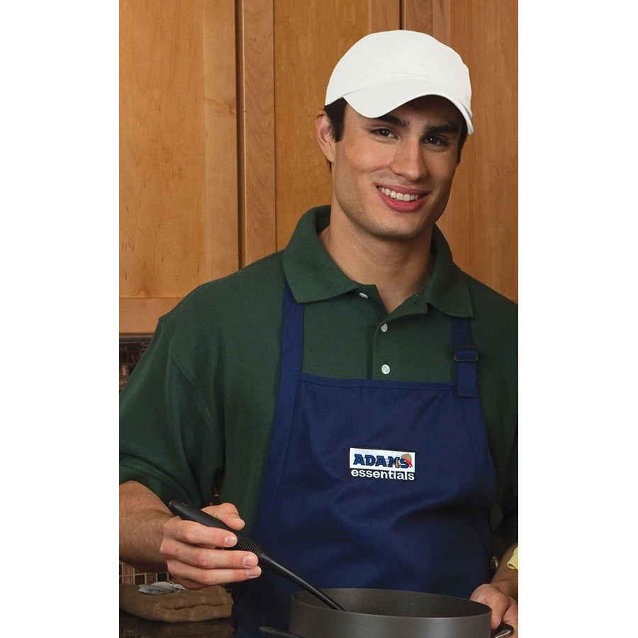 EB101 | ESSENTIALS BRUSHED TWILL- Brushed Cotton Twill, Six Panel, Low Profile, Unstructured Cap, Self-Fabric Closure with Antique Brass Slider- WHITE