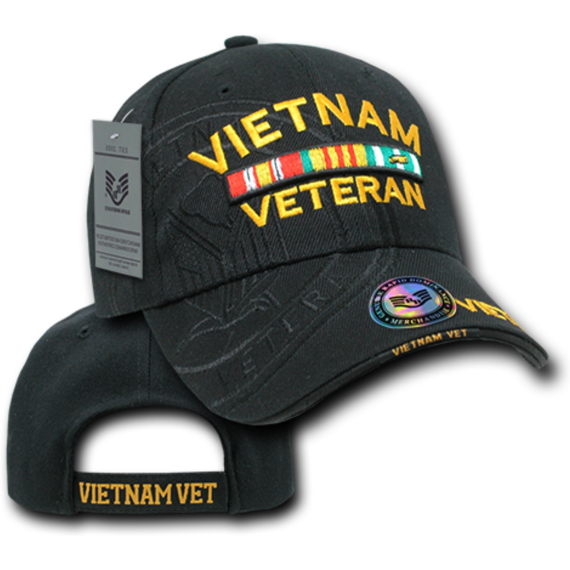 Shadow Caps, Vietnam Vet., Black