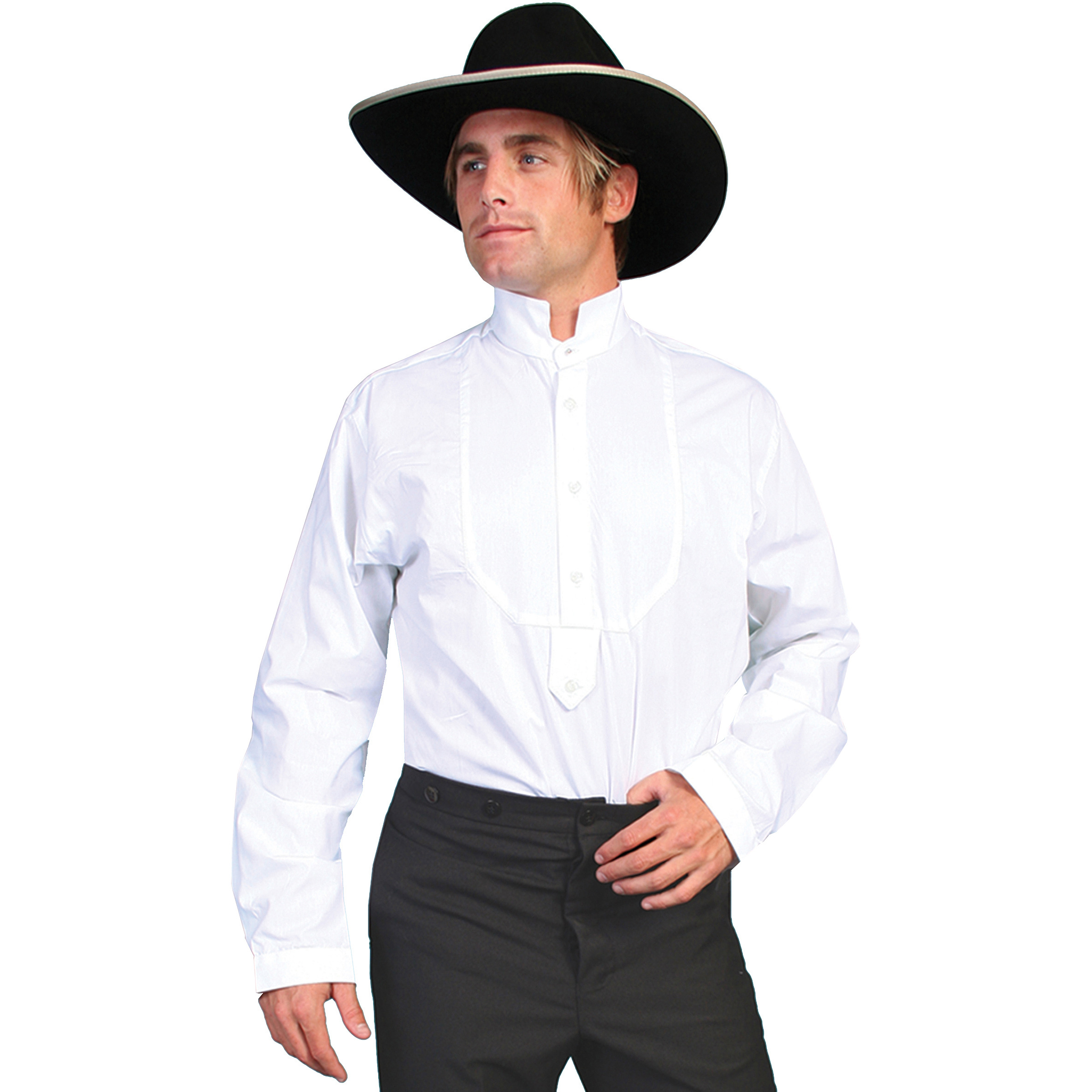HIGH COLLAR SHIRT