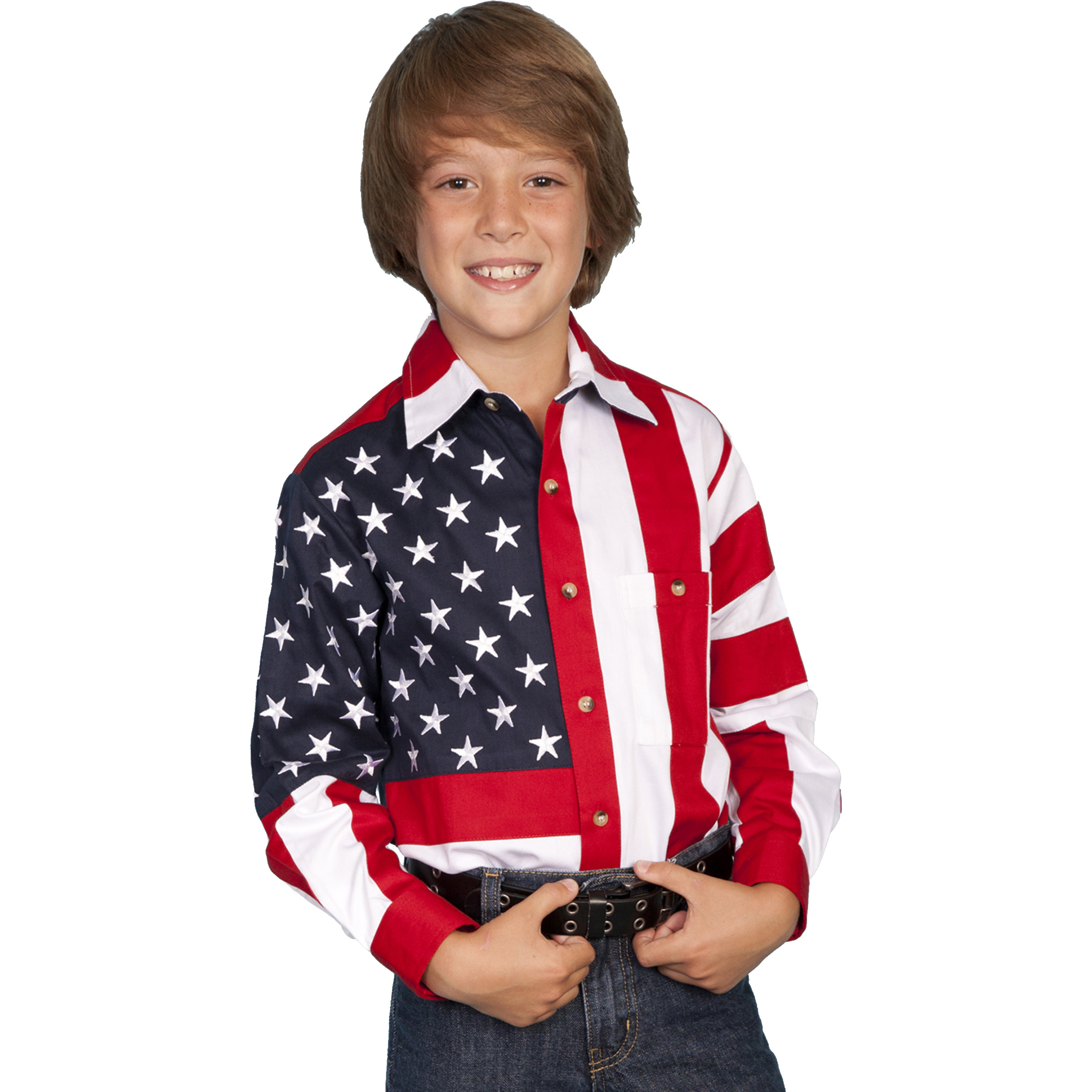 KIDS STAR/FLAG SHIRT