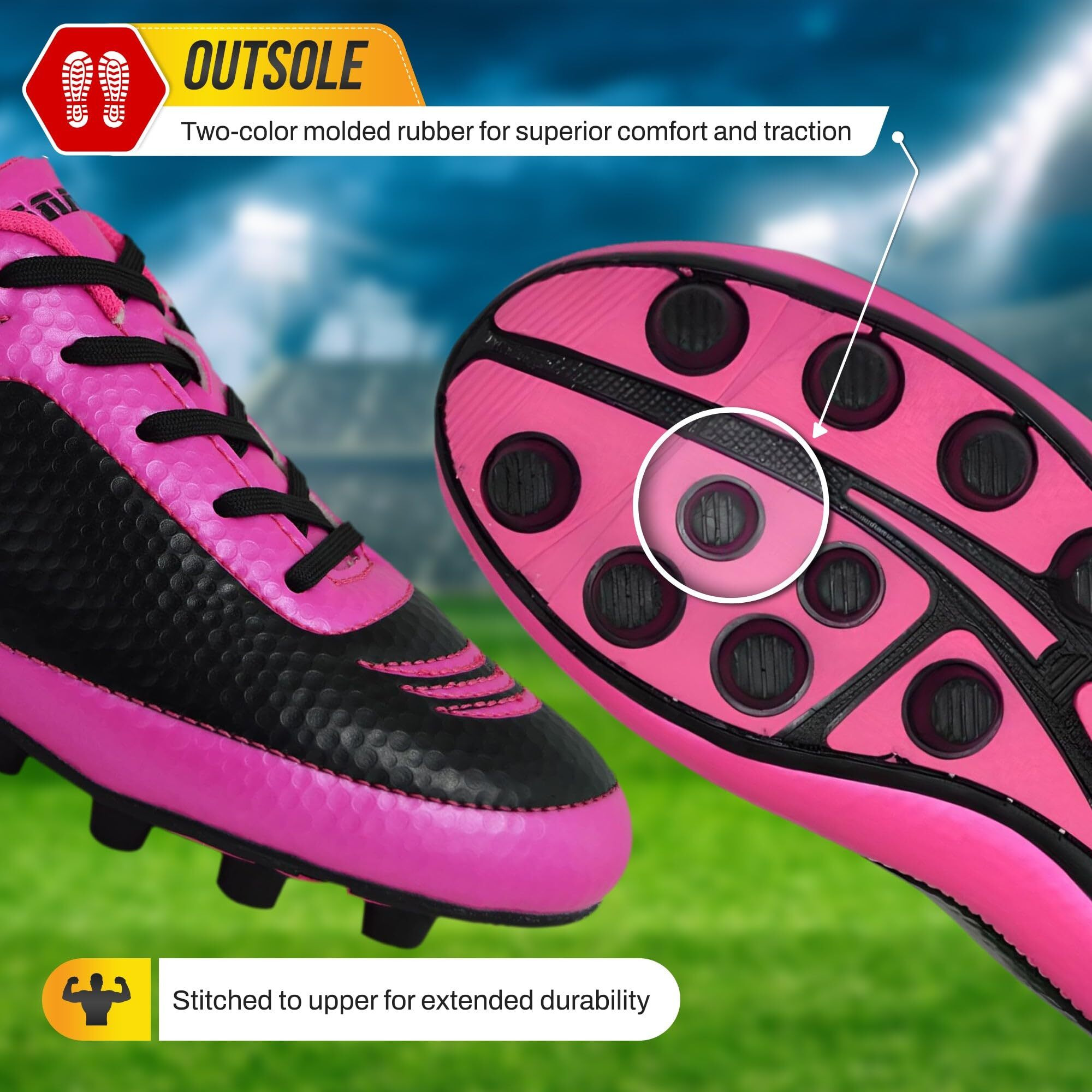 Infinity FG PinkBlack Size 12.5