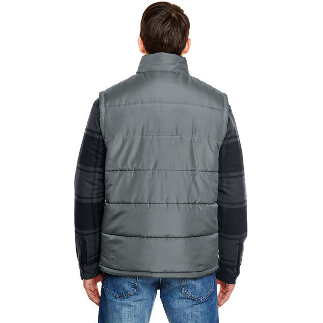 Burnside Puffer Vest - Charcoal, M