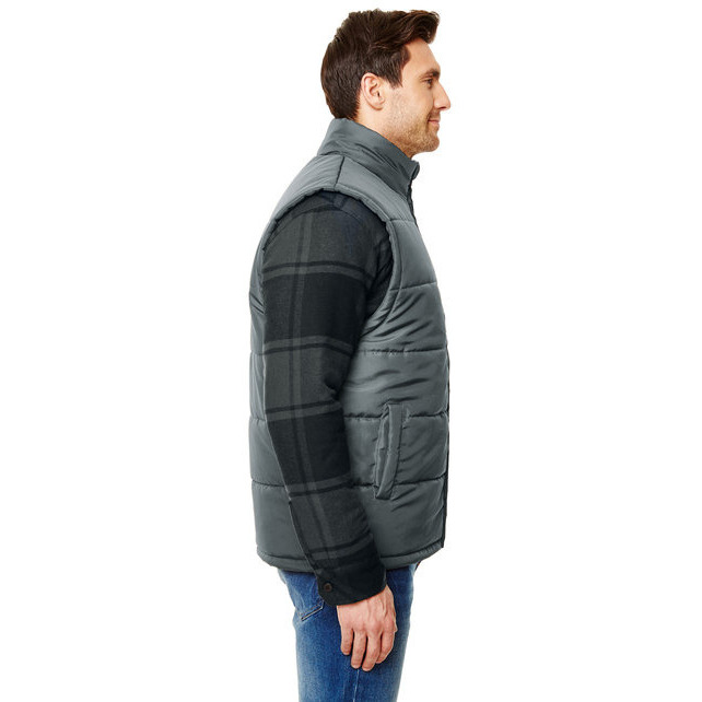 Burnside Puffer Vest - Charcoal, M