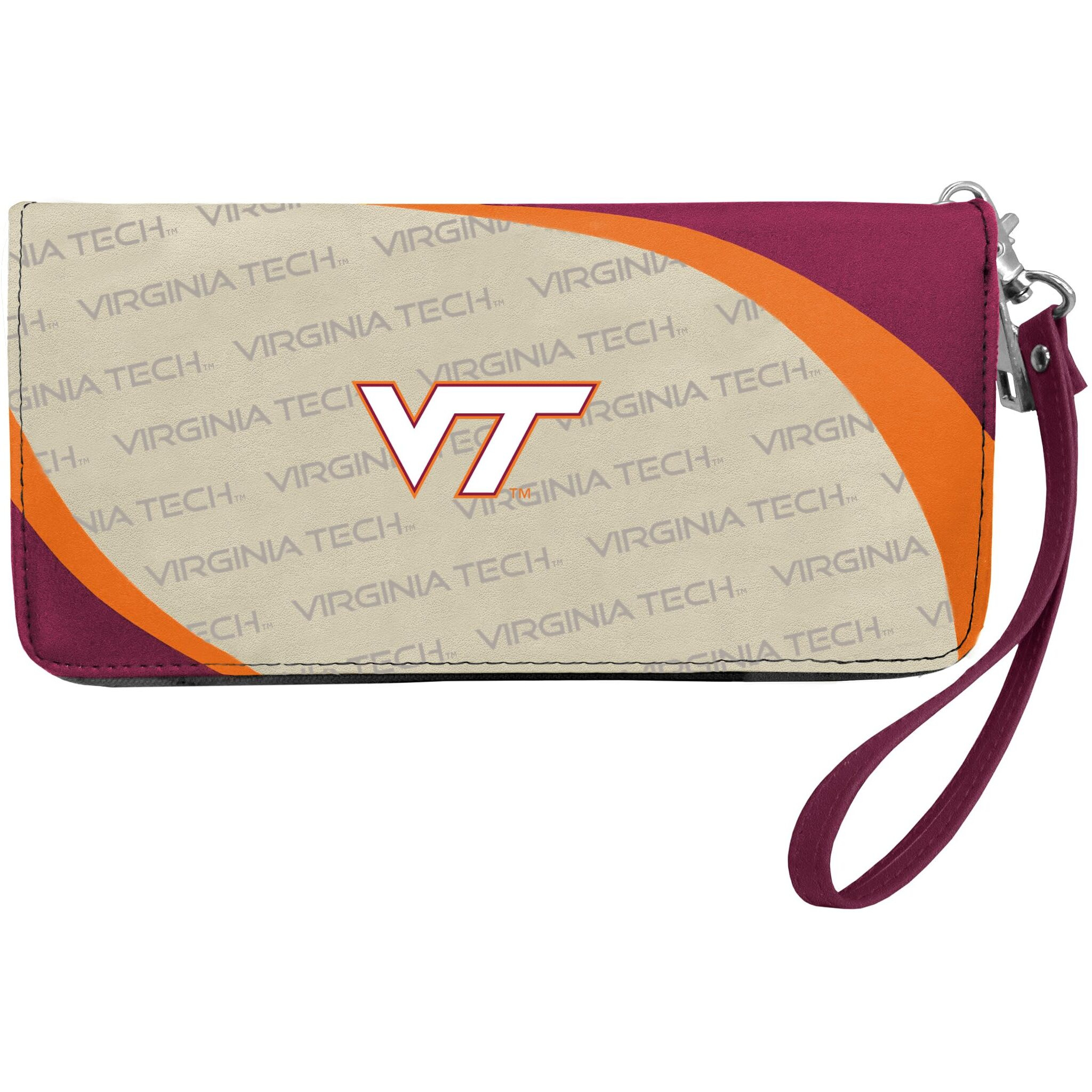 Virginia Tech Hokies Wallet Curve Organizer Style