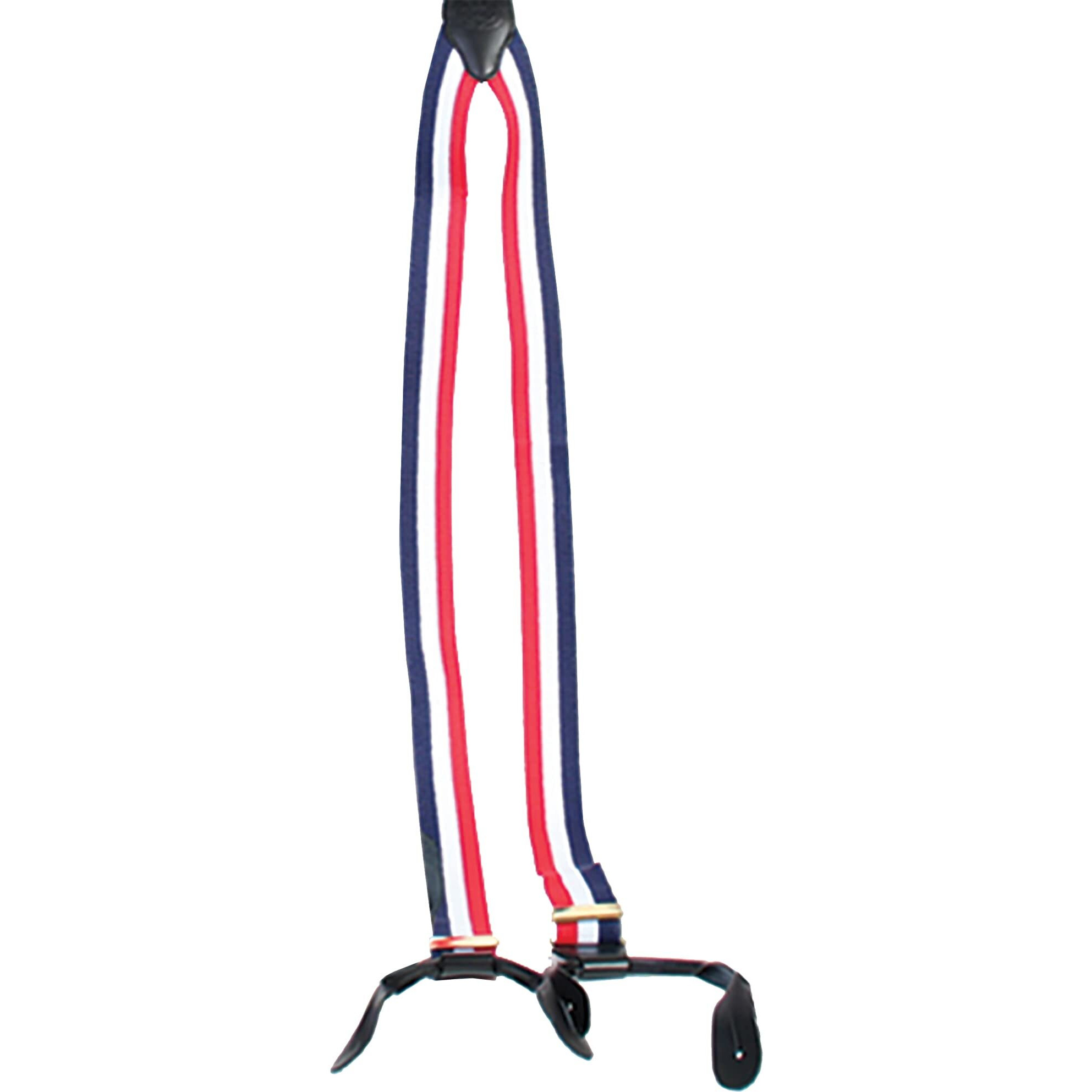 LADIES RED/WHT/BLUE ELASTIC SUSPENDE
