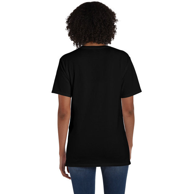 Unisex garment-Dyed T-Shirt with Pocket - BLAcK - S(D0102H7K0LJ)