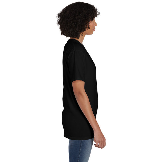 Unisex garment-Dyed T-Shirt with Pocket - BLAcK - S(D0102H7K0LJ)