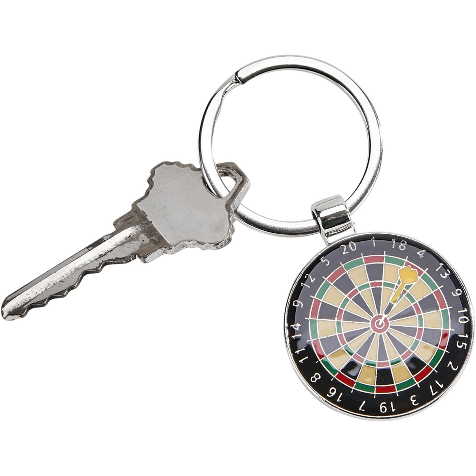 Dart Board Key Chain, 3"