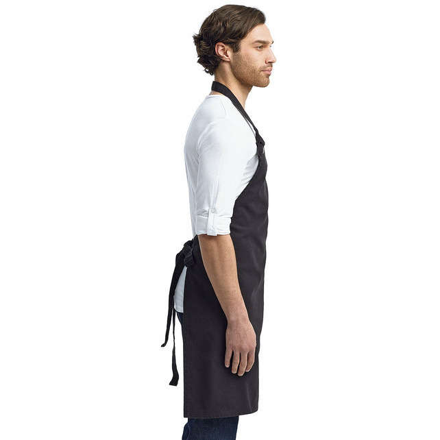 Unisex calibre Heavy cotton canvas Bib Apron - BLAcK - OS(D0102H7DgW2)
