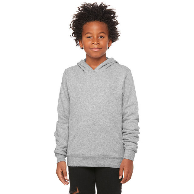 Youth Sponge Fleece Pullover Hooded Sweatshirt - BLAcK - S(D0102H7W3EX)