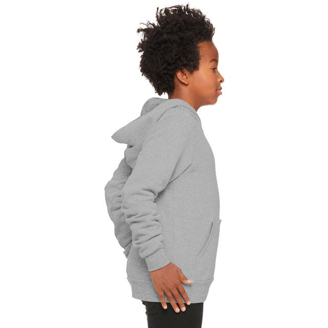 Youth Sponge Fleece Pullover Hooded Sweatshirt - BLAcK - S(D0102H7W3EX)