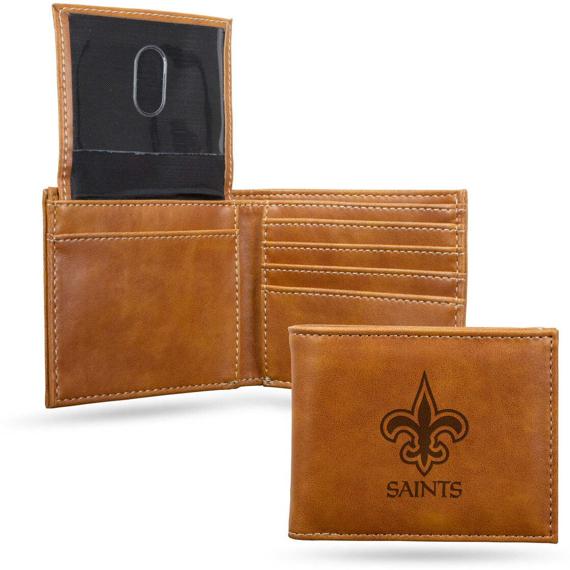 New Orleans Saints Wallet Billfold Laser Engraved