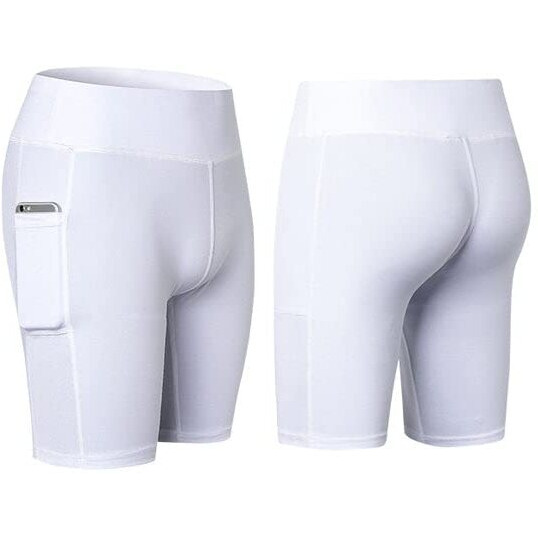 All Seasons Yoga Shorts Stretchable With Phone Pocket(D0102HEY63U.)