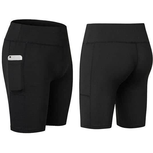 All Seasons Yoga Shorts Stretchable With Phone Pocket(D0102HEYYHV.)
