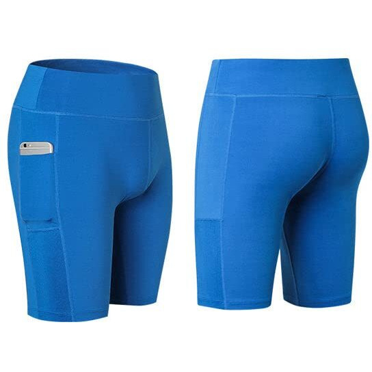 All Seasons Yoga Shorts Stretchable With Phone Pocket(D0102HEY637.)