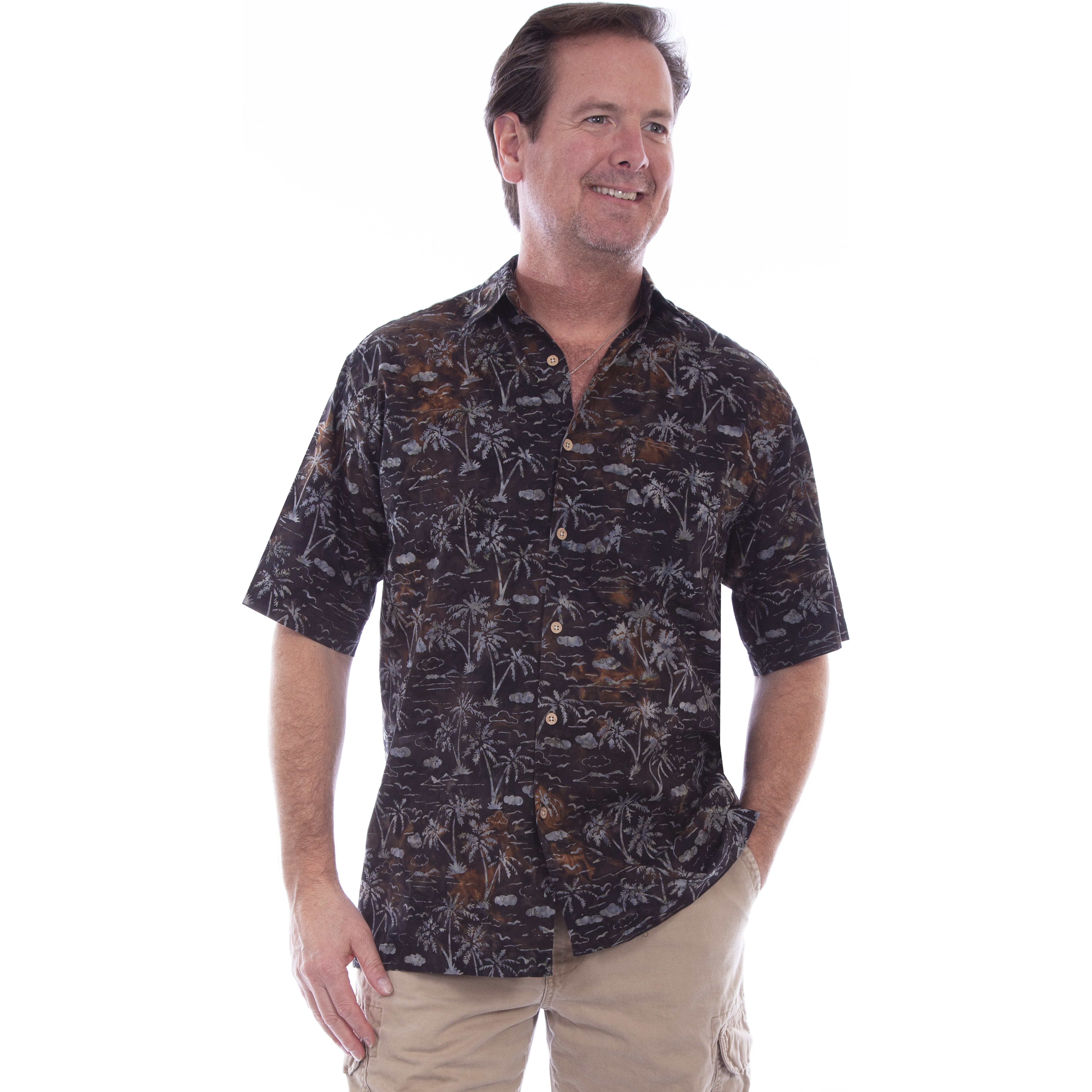 MEN's S/S NIGHT SKY BATIK SHIRT