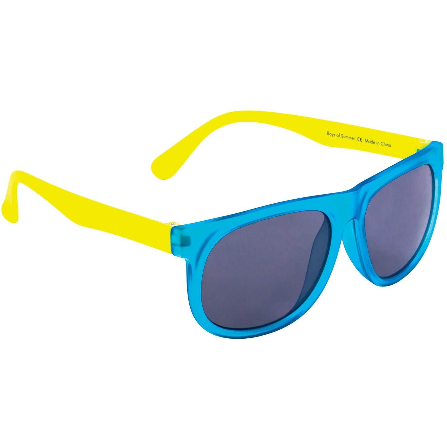 Kids Solize Boys of Summer - Clear to Blue by DelSol for Kids - 1 Pc Sunglasses