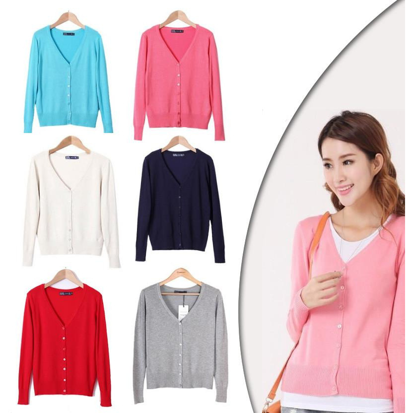 New Year Cardigans Long Sleeves Button Down Style(D0102HEYDP7.)