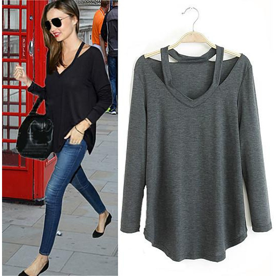 Cut Out To Lounge Top Easy Wear Long Sleeves In 6 Colors(D0102HEY5IU.)
